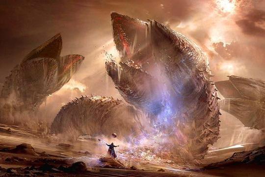 原创 500米超大沙漠蠕虫,这头科幻大片《沙丘》中的怪兽值得期待