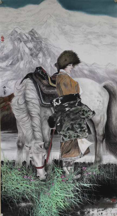 躬耕千日终不悔,独领风骚唱大风一一大画家石川作品赏析