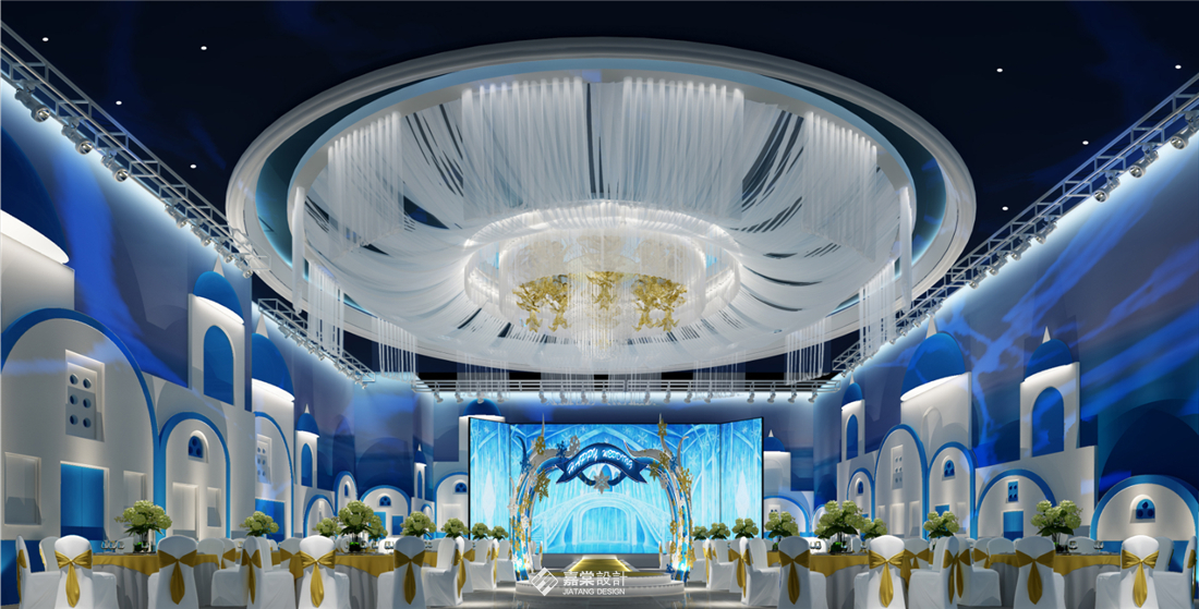 商丘喜礼汇婚宴主题酒店设计效果图&郑州婚宴酒店装修公司-搜狐大视野-搜狐新闻