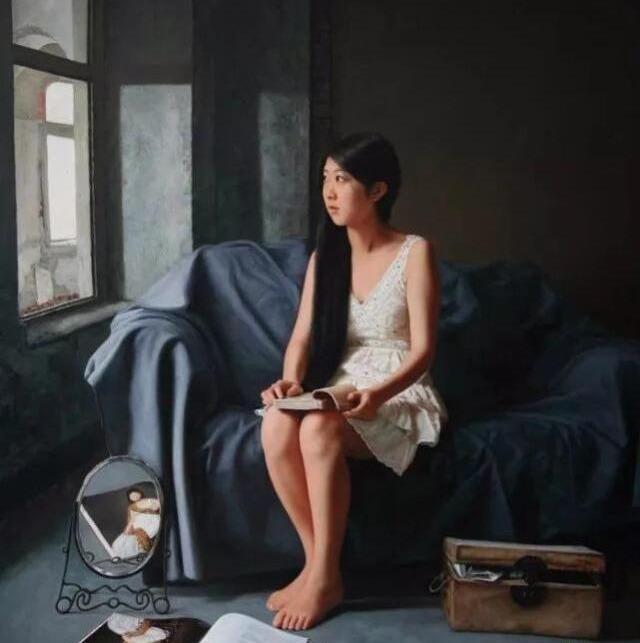 女人体油画图片青年画家陈承卫油画作品欣赏