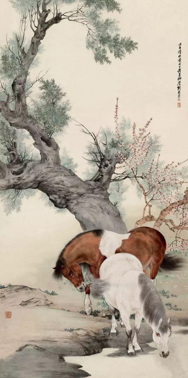 刘奎龄书画作品成了拍市上的俏货,其花鸟,山水等四屏画作价格稳定在