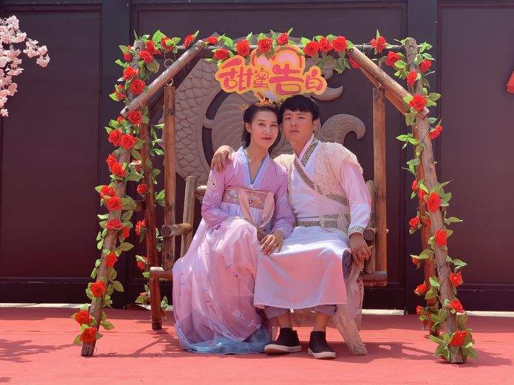 汉服大婚短剧视频，传统与现代的完美融合，传统与现代交织的汉服大婚短剧视频
