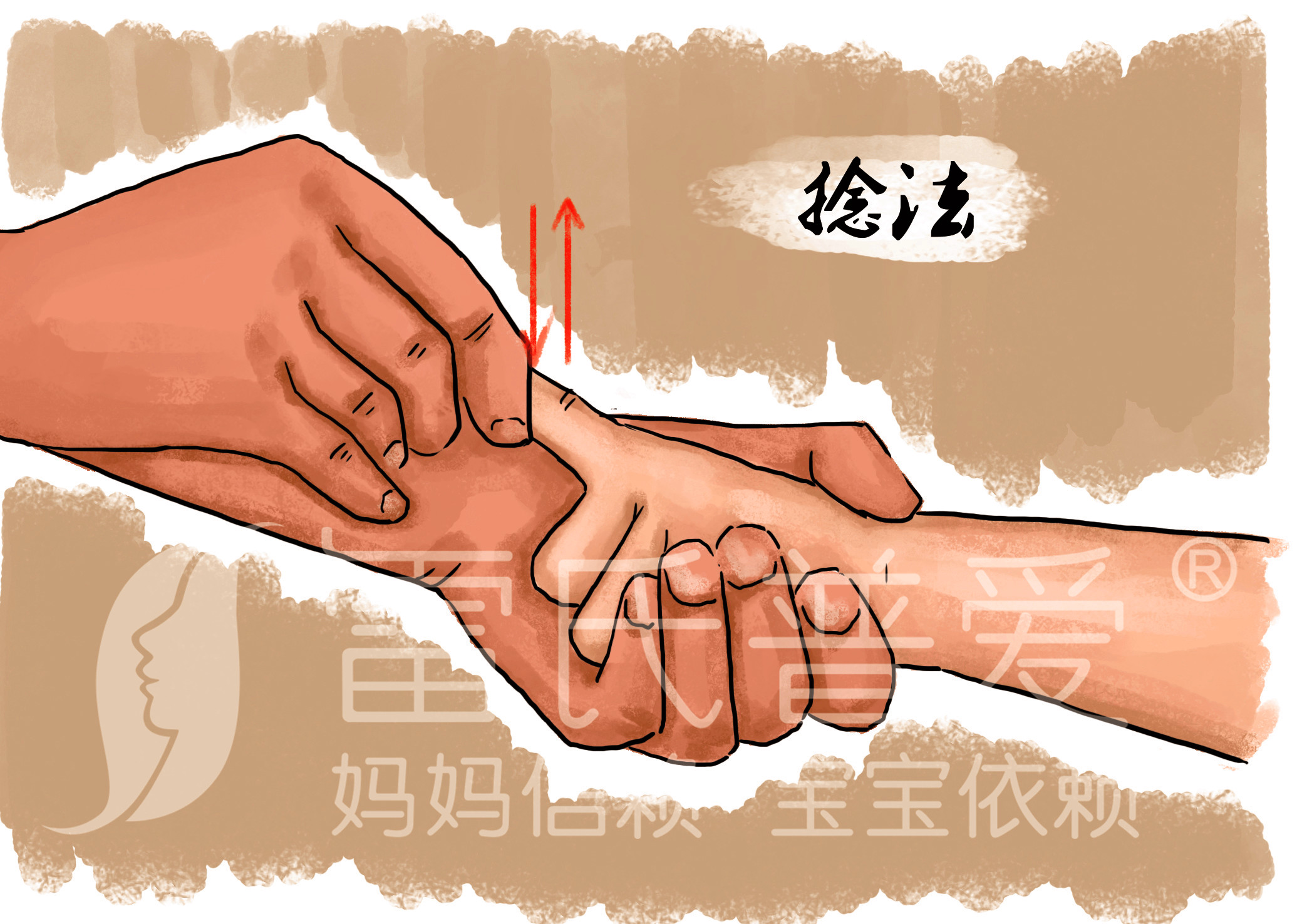 么么侠小儿推拿 儿童推拿手法 捻法图解另外,在国家中医药管理局官网