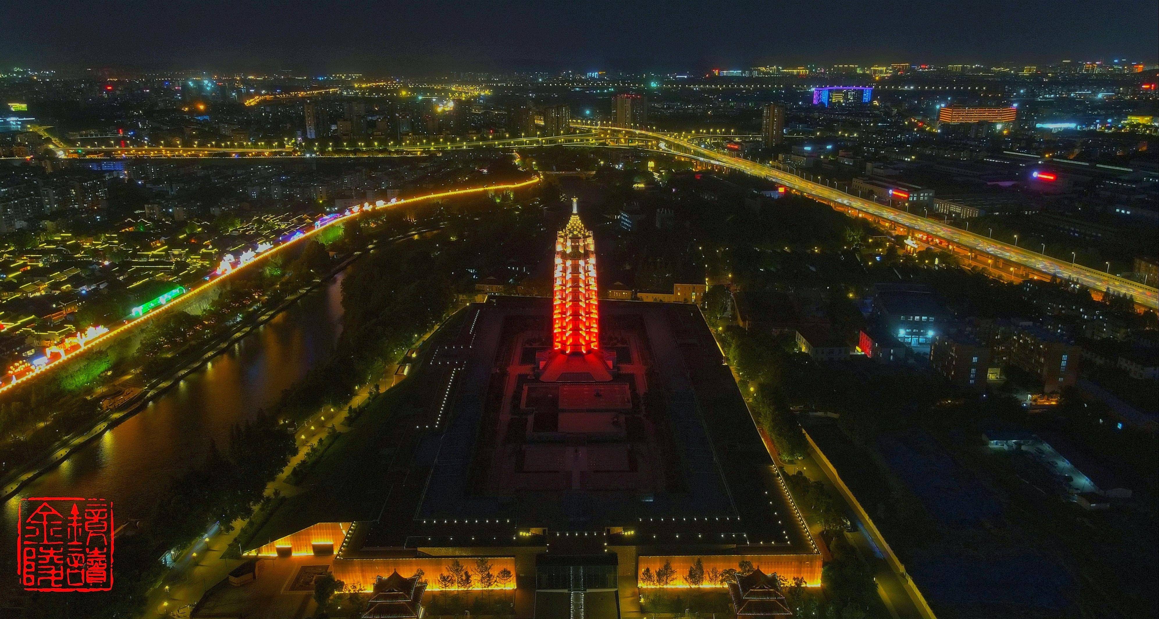 南京大报恩寺夜景有多美?