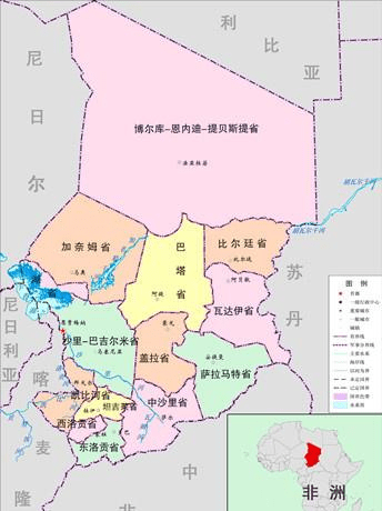 乍得2019年人口_乍得地图