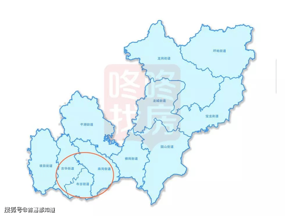 因为同属于龙岗,近三年布吉的成交量也很大,以 10135套的数据排行第二