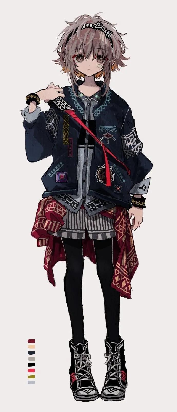 动漫人物设计参考素材