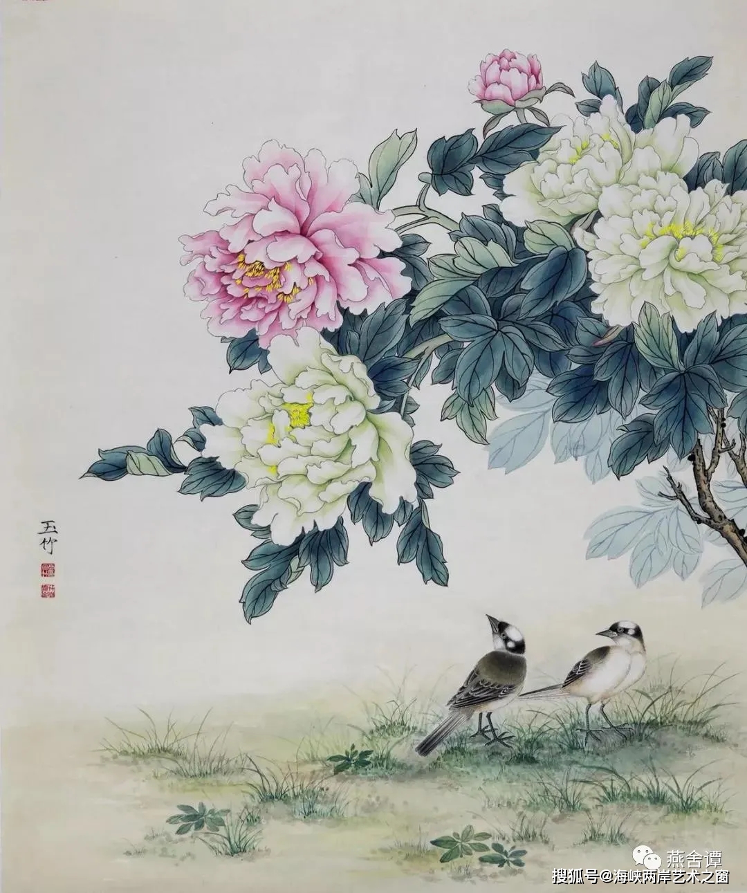 艺术家高玉竹清雅娟秀的工笔画作赏析