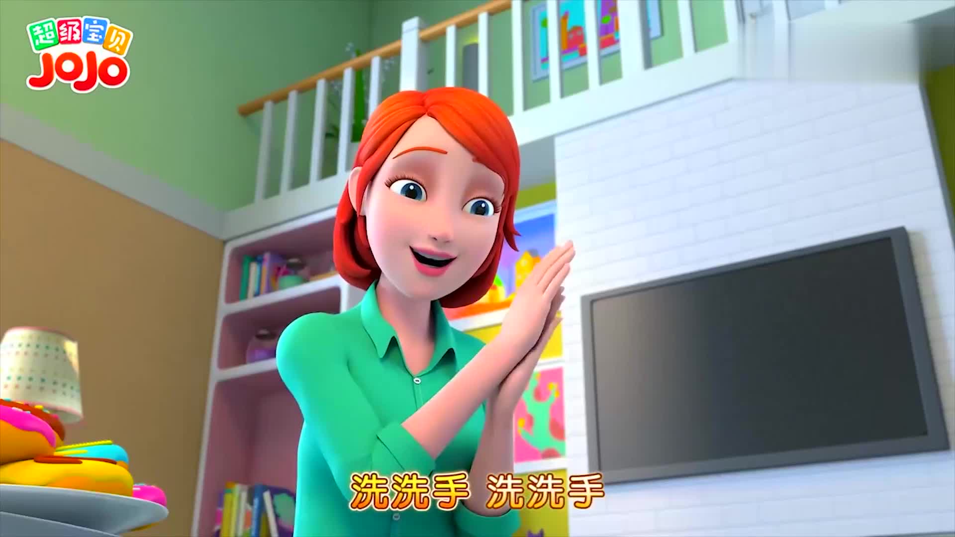 超级宝贝宝宝和姐姐吃甜甜圈,真是好美味,还想再吃一个