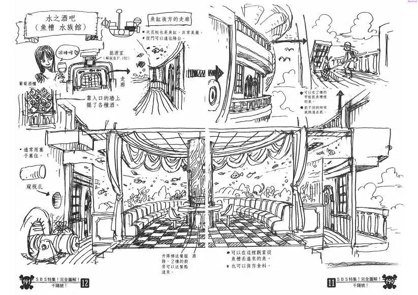 【海贼王】尾田手稿公布:桑尼号构造全面公开,船舱底层隐藏真正的秘密