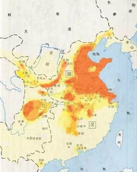 三国各州郡人口_地图中的历史 西汉各州郡人口及综合实力(2)