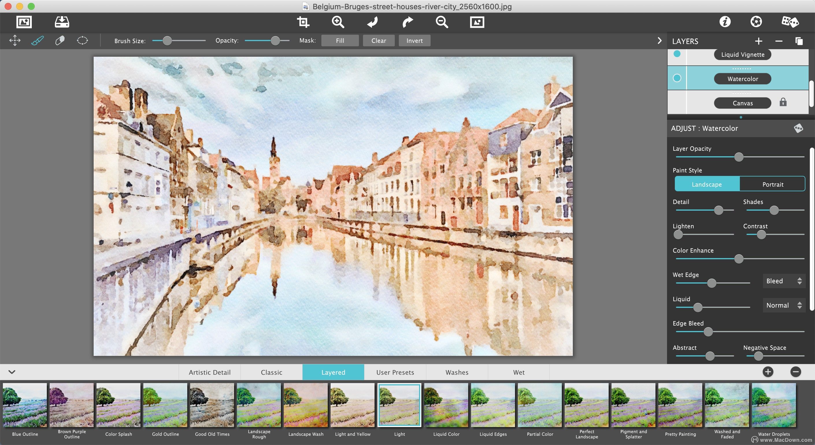 procreate水彩纹理画布,procreate画布纹理 增加纸张纹理和比例.使用此图层来更改画布纸样式.