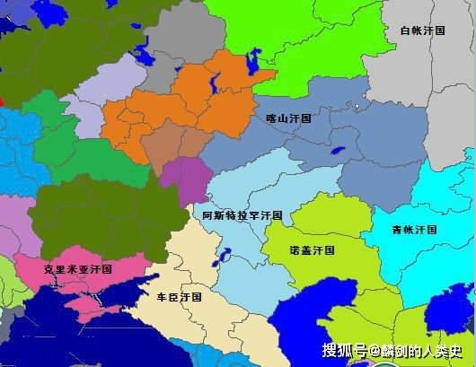 蒙古帝国君王谱蓝帐汗国