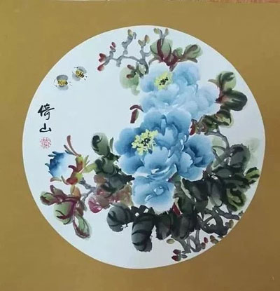 当代最具潜力国画名家戴倚山牡丹作品赏鉴