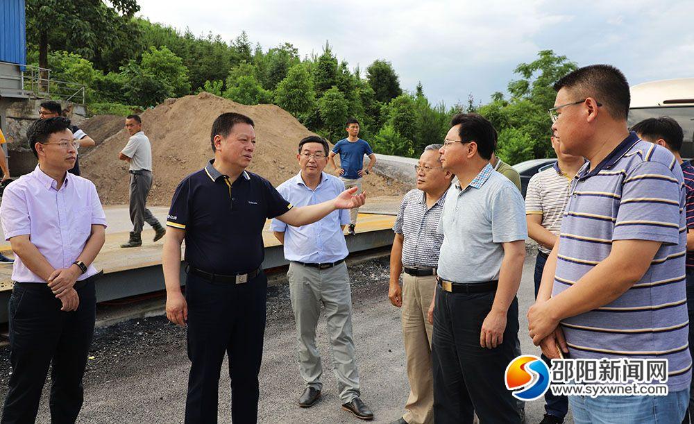 通讯员 胡勇)6月9日,邵阳市人大常委会党组书记,常务副主任王昌义到