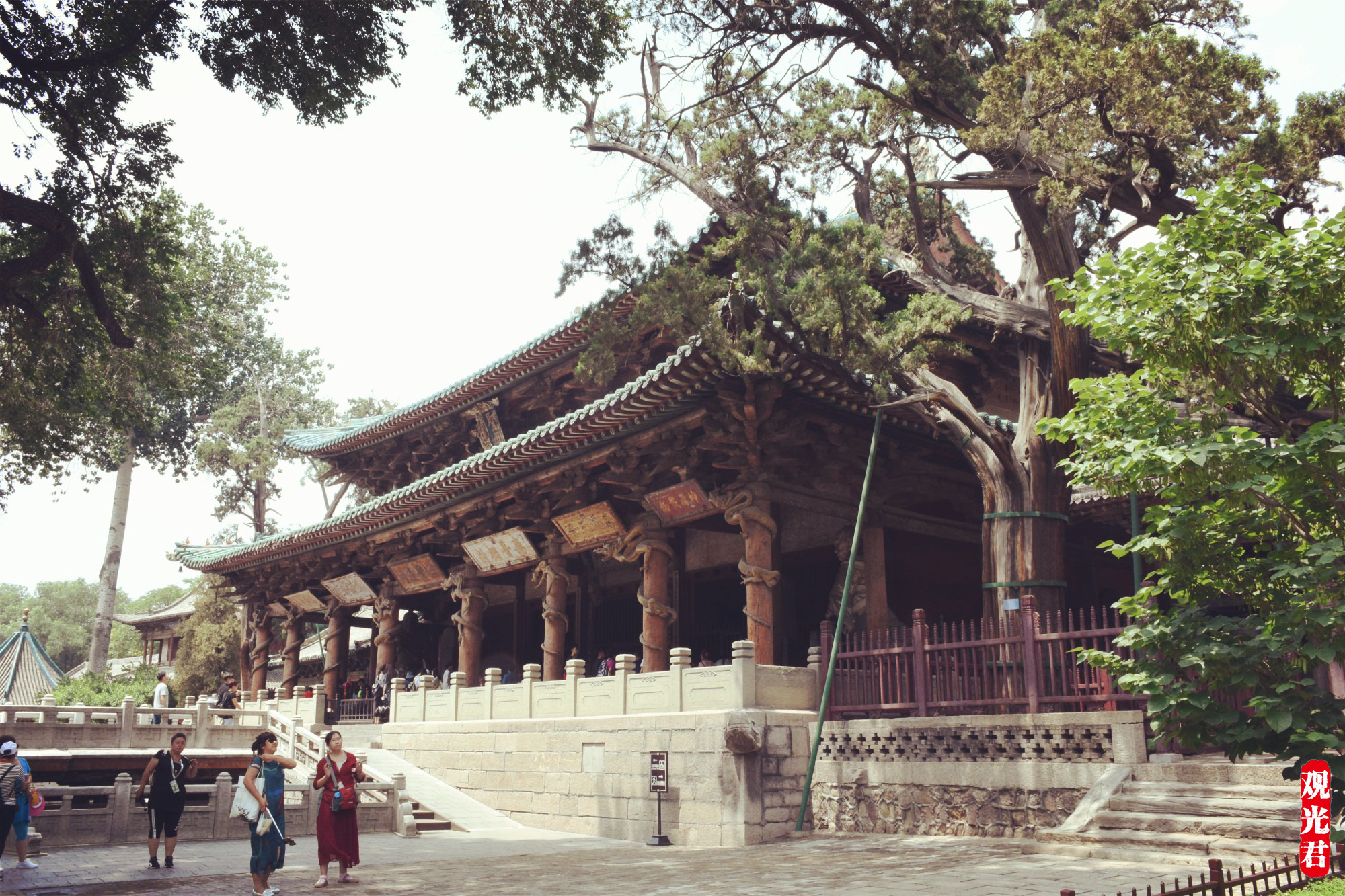 观光君带你去旅行品读李白诗词云旅游山西太原晋祠