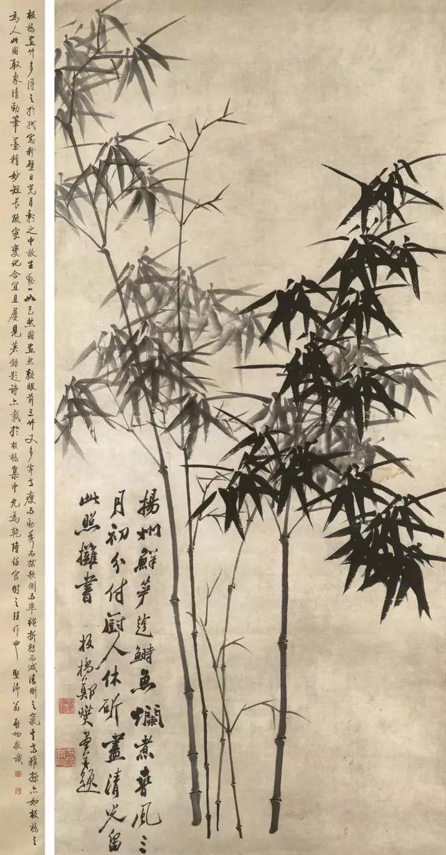 国画欣赏】郑板桥的竹子画得好，原来有这个秘密……_搜狐网