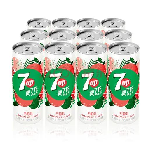 有意思的是,"七喜"还出过一款叫"莫7托"的饮料  莫吉托mojito算是
