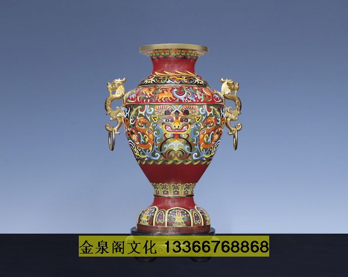 纹饰|张同禄景泰蓝《中国尊》