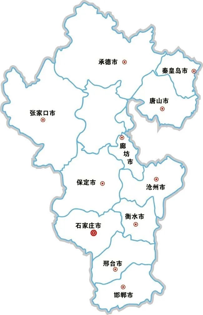 河北 南部的石家庄,邯郸,保定,沧州,邢台,衡水六市及雄安新区由"国网