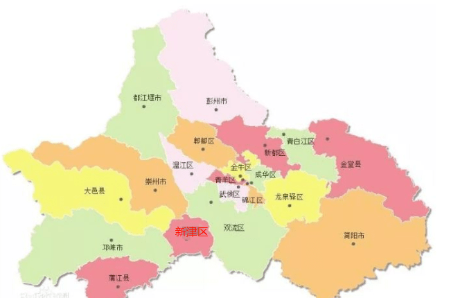 新津设区后, 成都还有5个县级市:简阳,都江堰,彭州,邛崃,崇州;以及3个