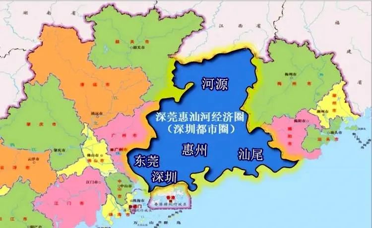 深圳都市圈概述图