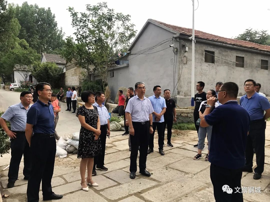 6月29日,钢城区副区长李秀芳带领区文化和旅游局相关人员及艾山街道