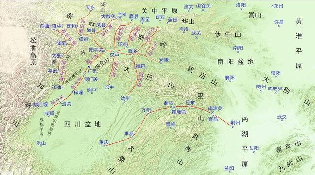 原创蜀道难古代中原地区通往巴蜀的驿道主要有哪些