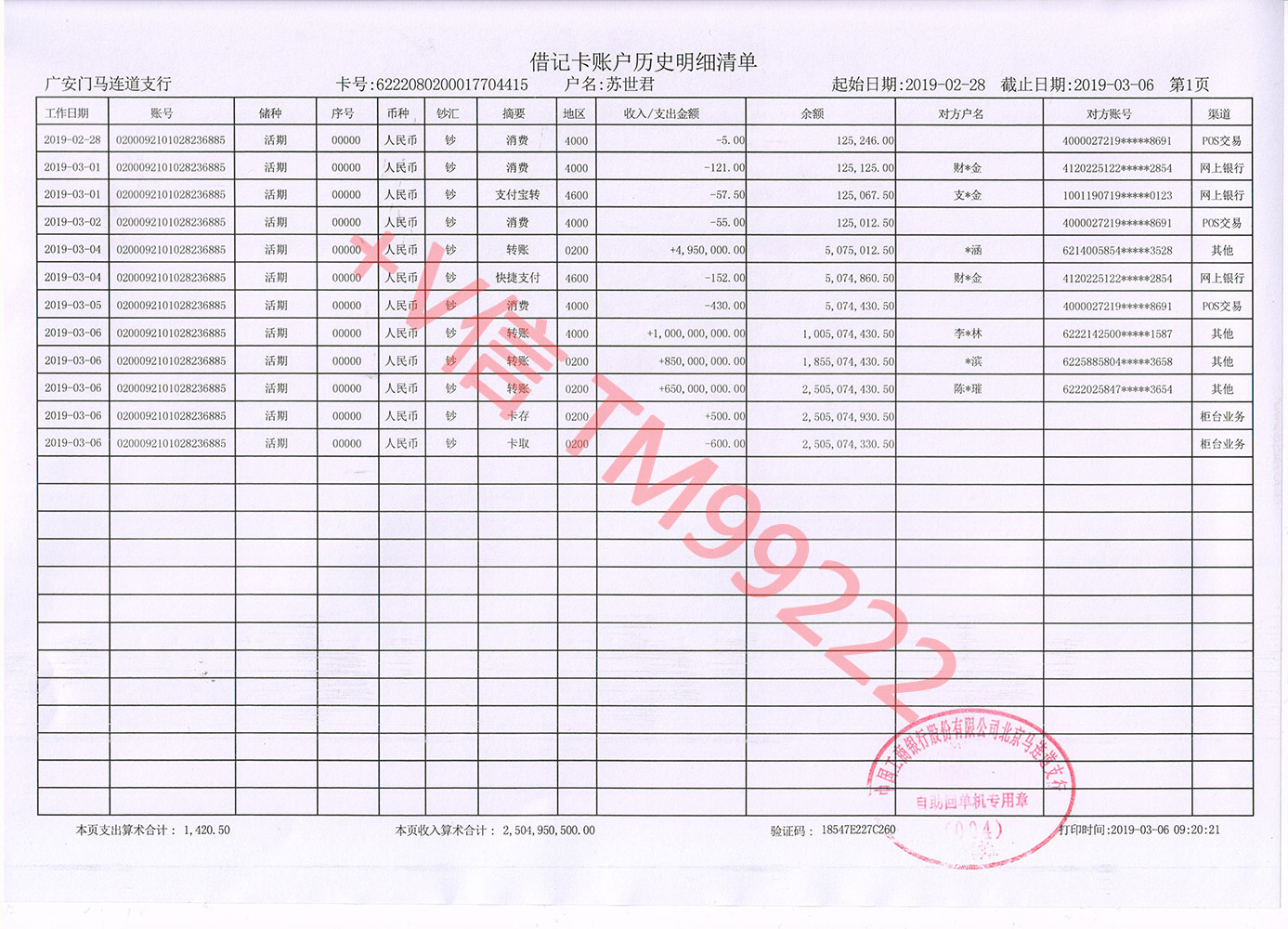 厂里银行流水 来自搜狐网