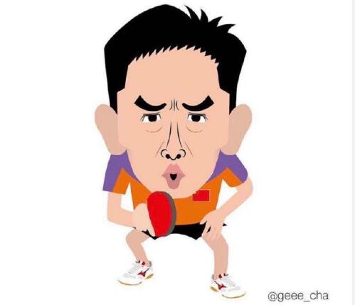 国乒世界冠军休假回家！被一幅漫画炸出声：谁画的？请你站出来！_方博