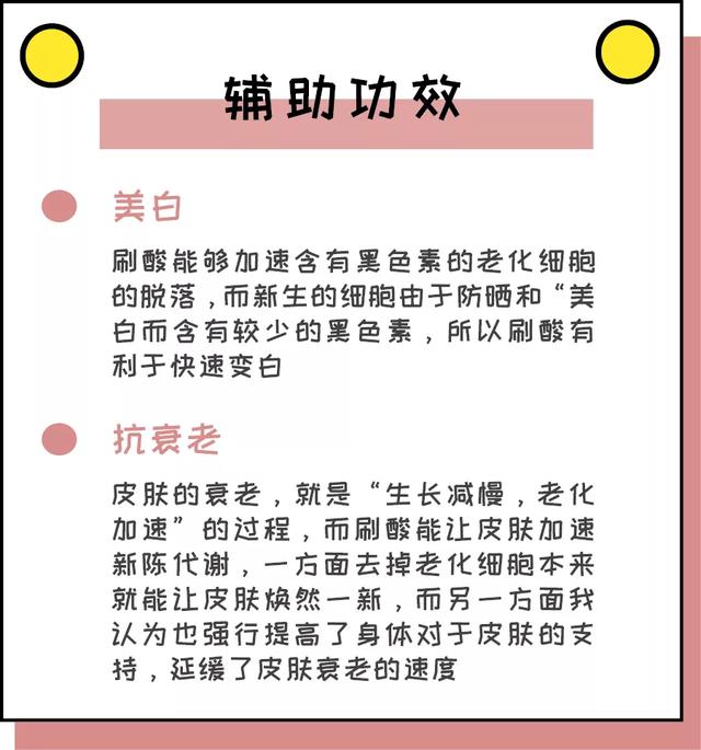 正确的刷酸能够起到的作用,是很多护肤品都做不到的.