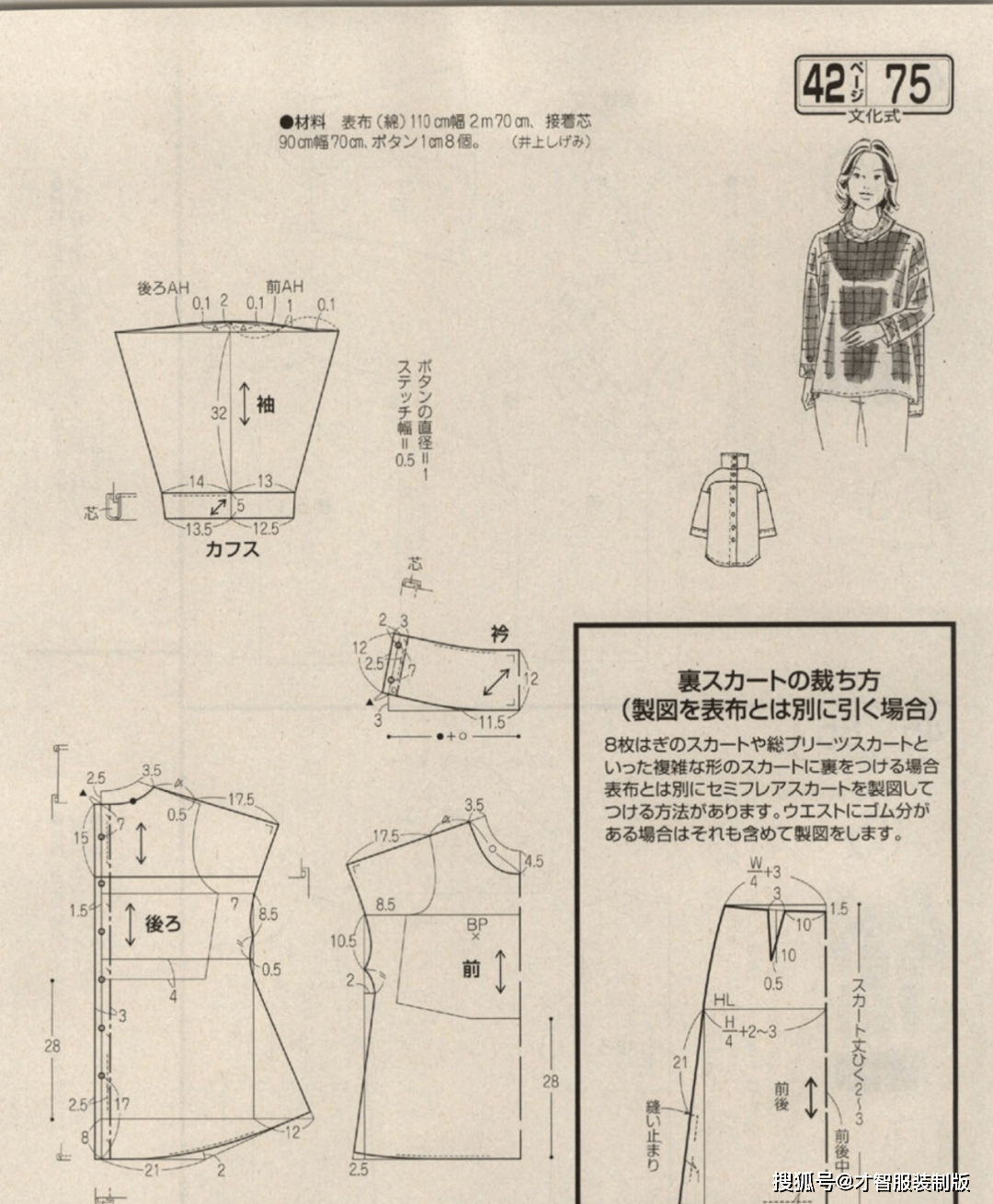 多款连衣裙外套制版裁剪图 才智服装