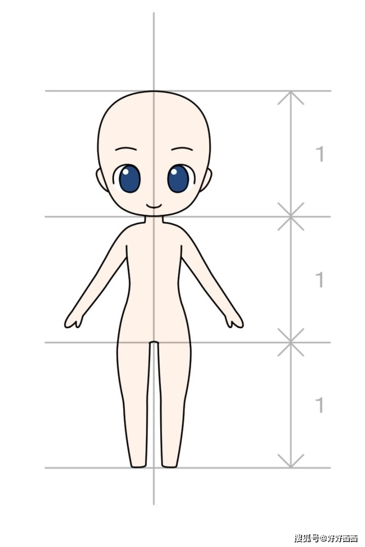 初学者学画q版人物的教程