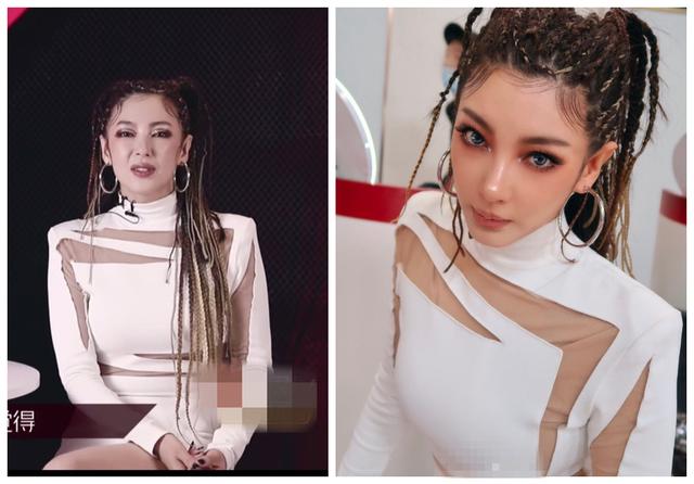 白冰|公演穿啥?白冰“卫生纸”裙是大牌新款,钟丽缇定制设计货不对板