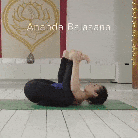 yogawithme快乐婴儿式anandabalasana