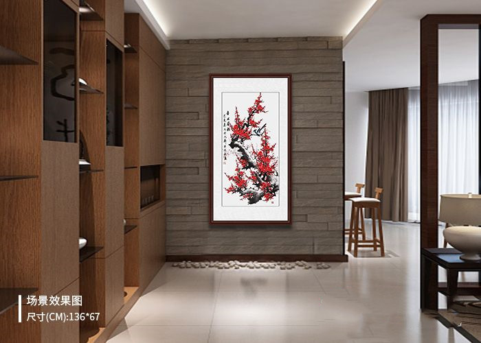玄关风水挂画一进门看到什么画为大吉