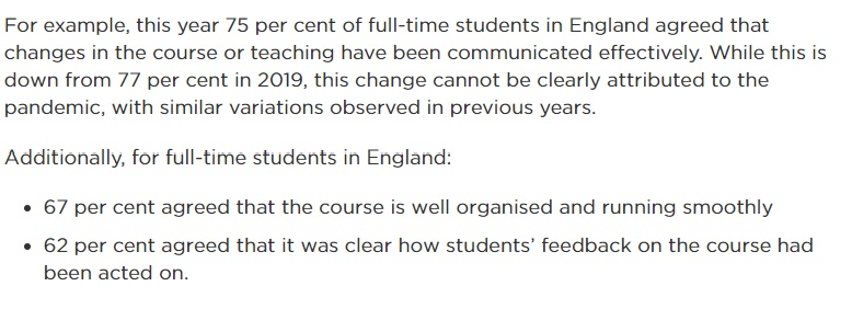 调查|2020年英国大学学生满意度调查出炉！疫情的影响和想象中不一样？
