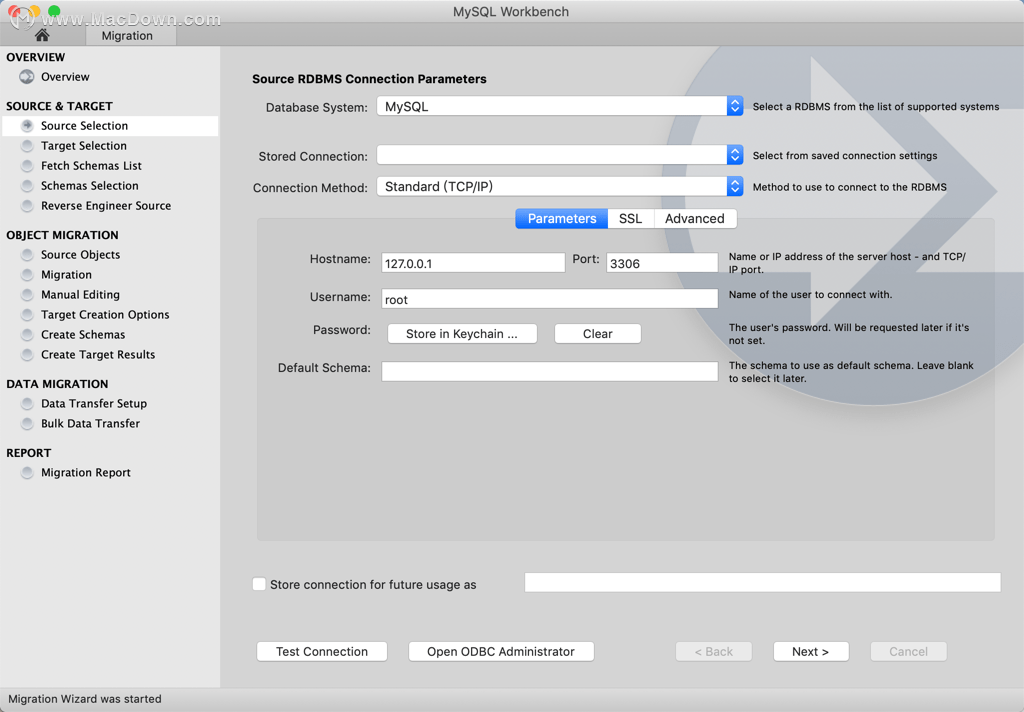 mysql workbench for mac(数据库工具)