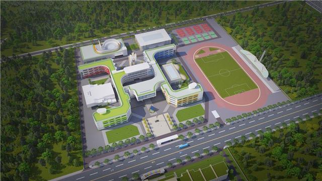 菏泽高新区实验小学效果图流出,即将建成投用,期待