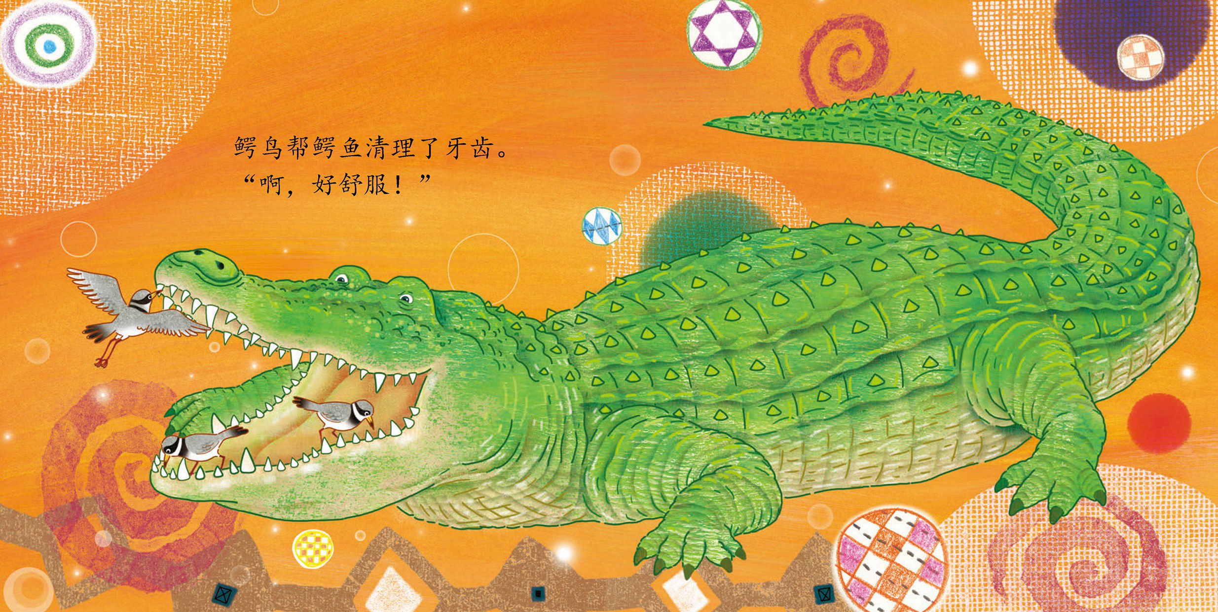 儿童绘本故事推荐《生病的鳄鱼》