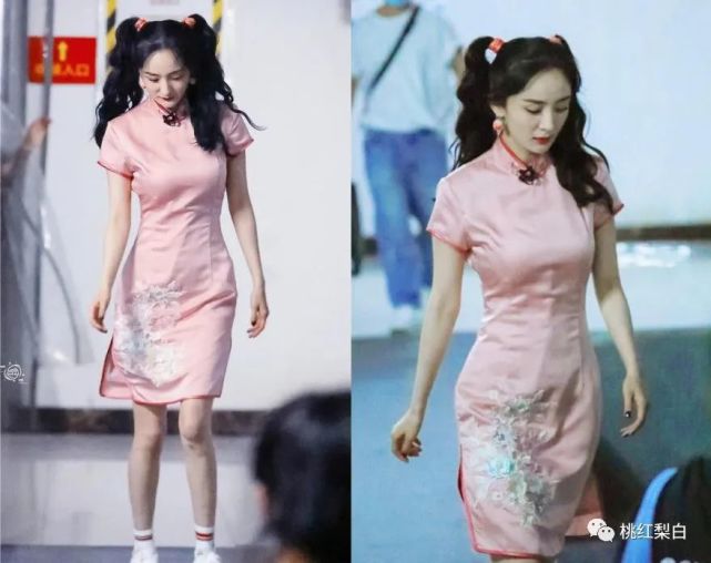 蜜桃|被揭穿蜜桃臀“造假”，杨幂也有被迪丽热巴给比下去的一天？