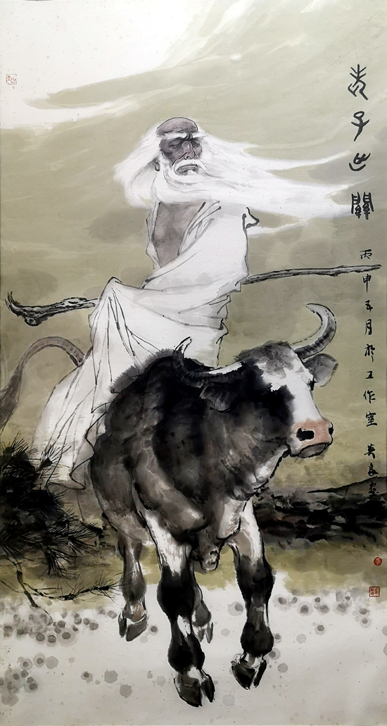 △老子出关 136x68cm