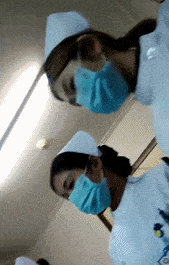 搞笑gif:夏天到了,不敢乱坐啊!