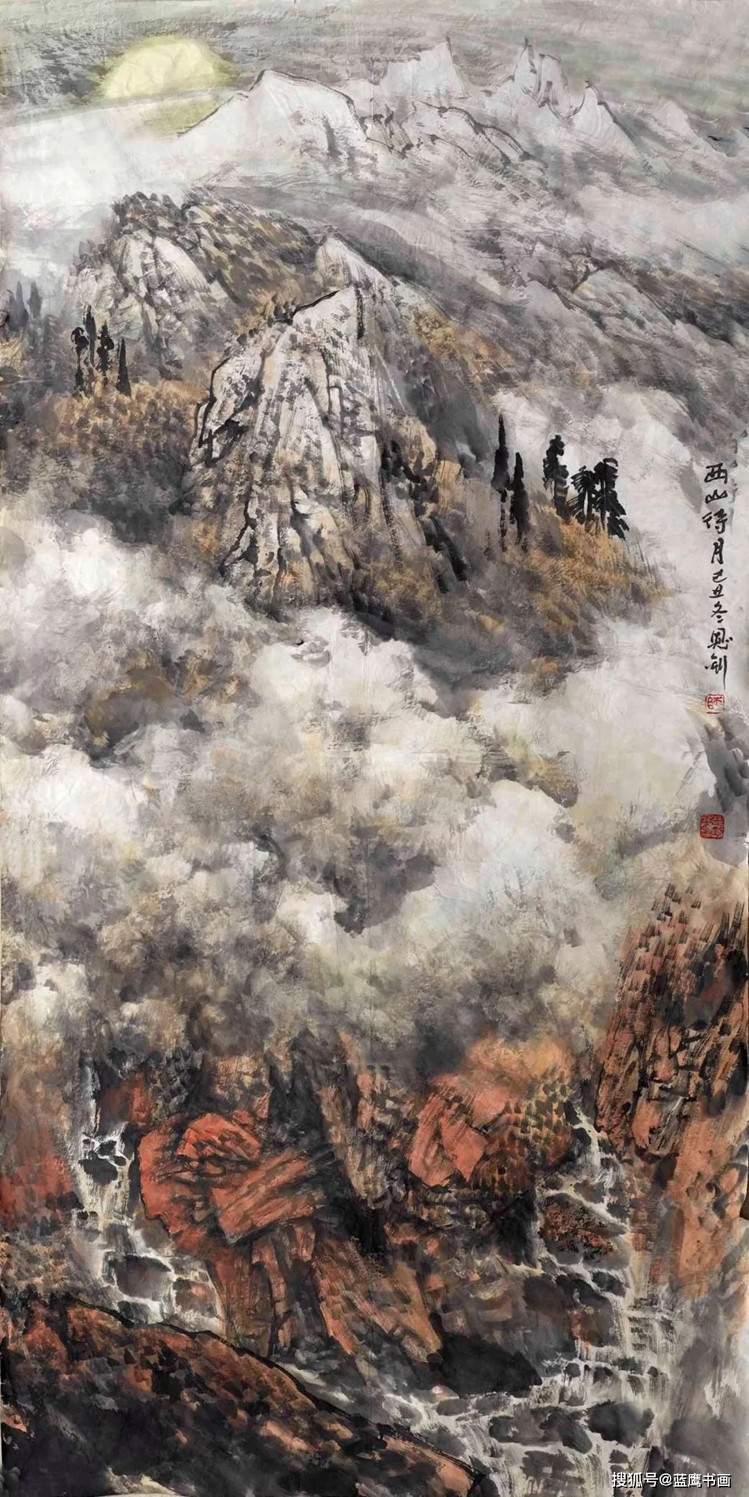 从师恩钊先生的绘画中能够看到,他画中的特点就是和传统山水画存在着