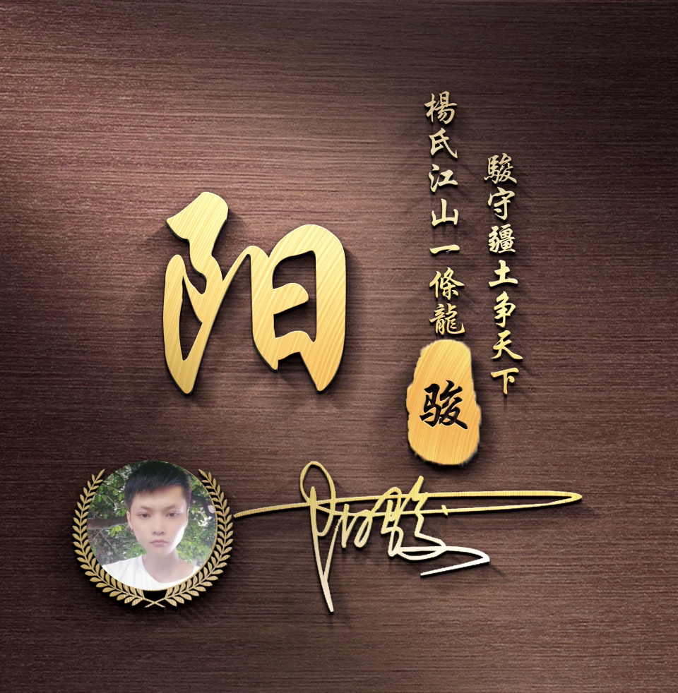 姓氏头像,微信头像,3d立体签名励志头像,不畏将来 不念过往!