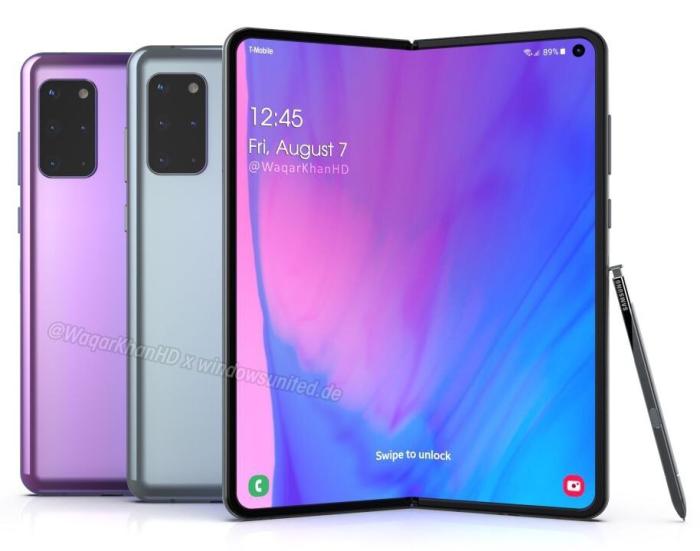 三星折叠手机galaxy z fold 2泄漏,苹果可折叠iphone还要多久?_屏幕