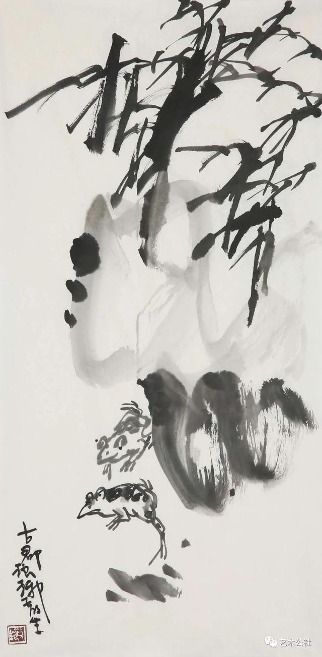 作品赏析散生,古琅琊人,1966年生,吴悦石先生入室弟子,职业画家.