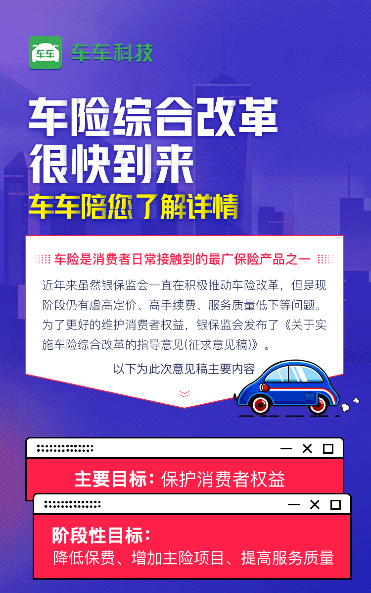 全面解读车险综合改革车主都要了解