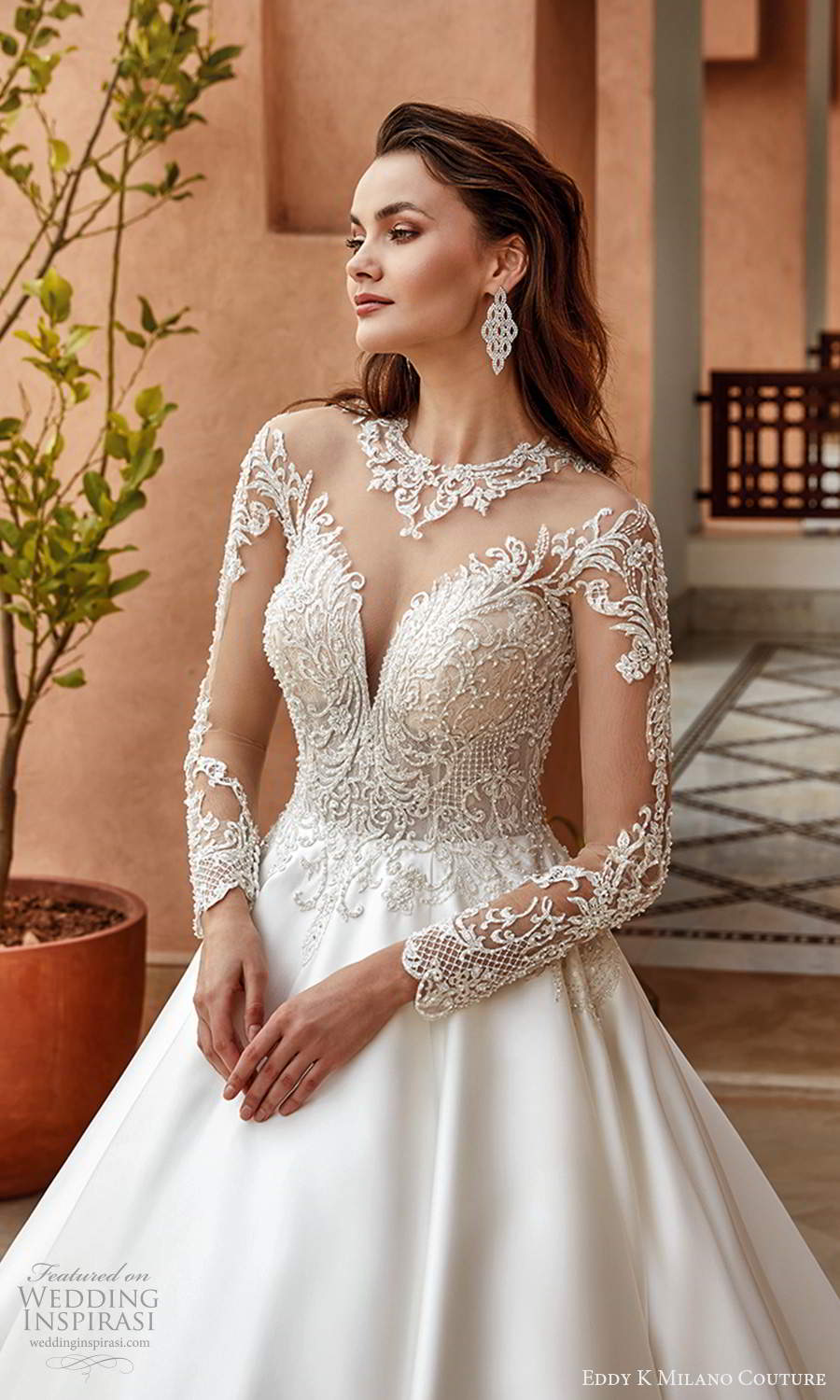 Couture|Eddy K Milano Couture 2021婚纱 浪漫且精美的现代新娘嫁衣