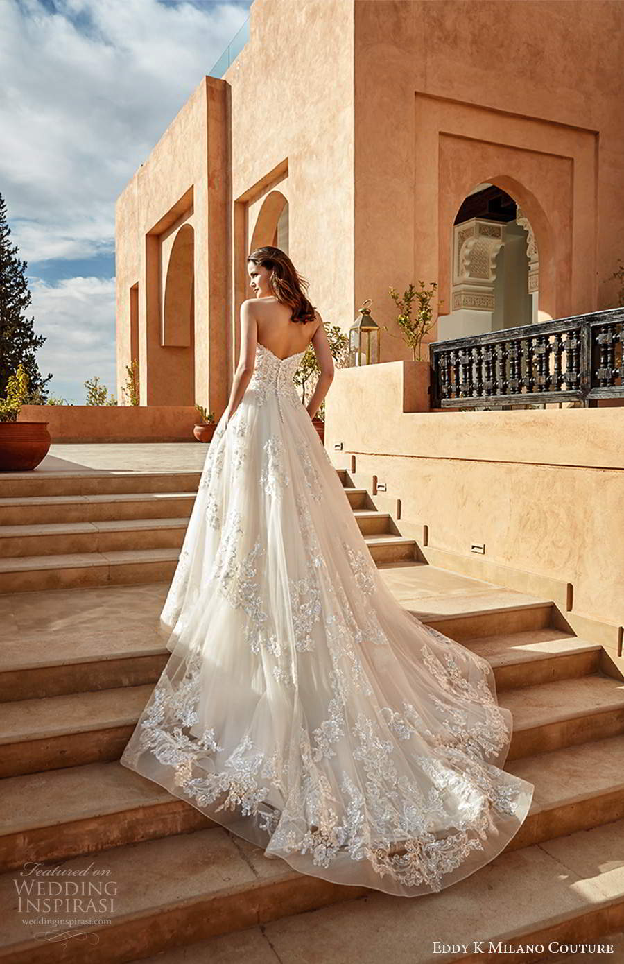 Couture|Eddy K Milano Couture 2021婚纱 浪漫且精美的现代新娘嫁衣